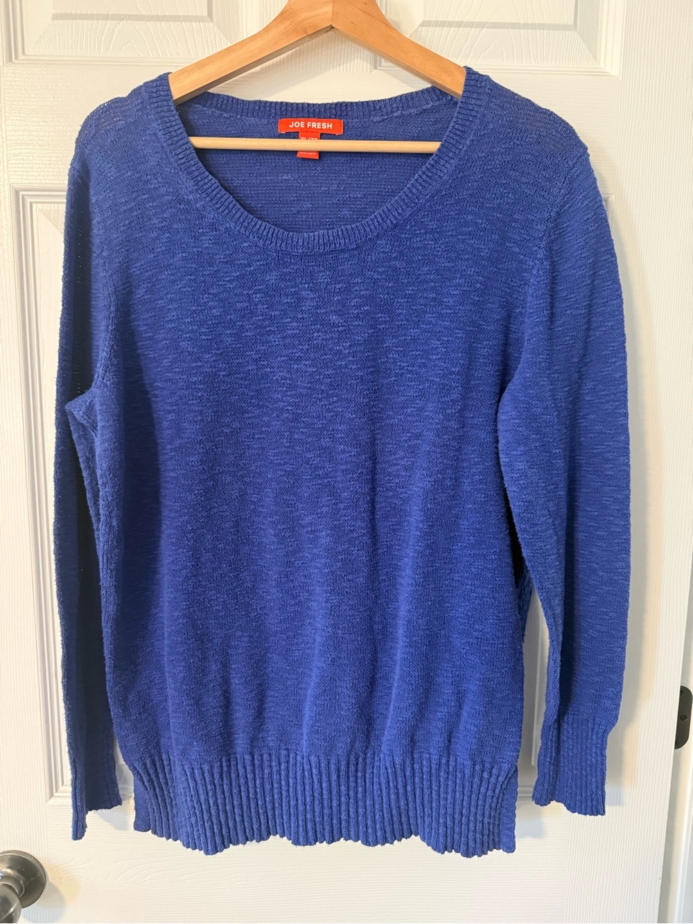 JOE FRESH SCOOP NECK SWEATER SZ XL